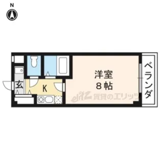 ブランベージュ桂【135号室】の間取り