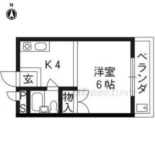 ルミナス桂【1階】の間取り