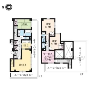 フォルム京都姉小路【701号室】の間取り