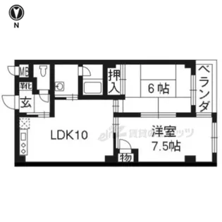 フォレステージ大宮【401号室】の間取り