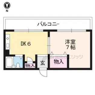 うずまさハイツ【4階】の間取り
