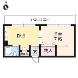 うずまさハイツ【1階】の間取り