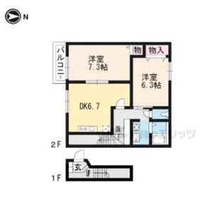 カーサKei?【2階】の間取り