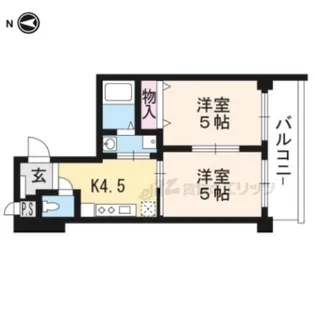 FOREST HILL【207号室】の間取り