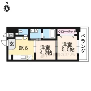 FOREST HILL【205号室】の間取り