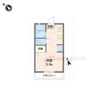 フレグランス岡【201号室】の間取り