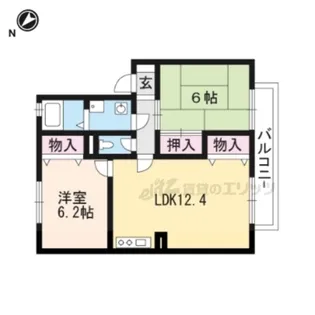 ファミールSETA【1階】の間取り