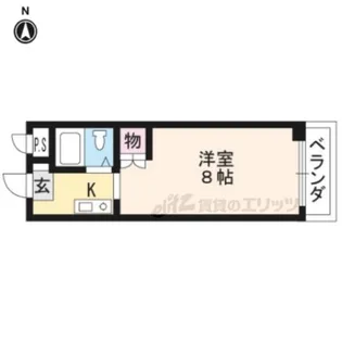 メゾンロワール【405号室】の間取り