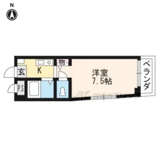 メゾンロワール【303号室】の間取り