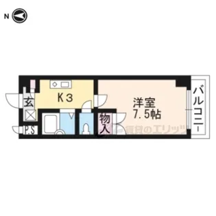 カーサ・ソラッツオ弐番館【2階】の間取り