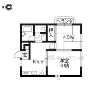 エクセレントさわらぎ?【102号室】の間取り