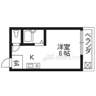 ドルフ広野【203号室】の間取り