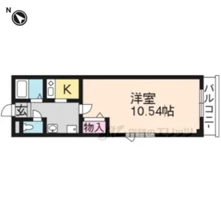 ヴィラ草津【301号室】の間取り