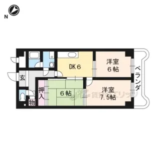 ヴィラ51【305号室】の間取り