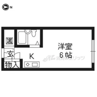 パティオ林【706号室】の間取り