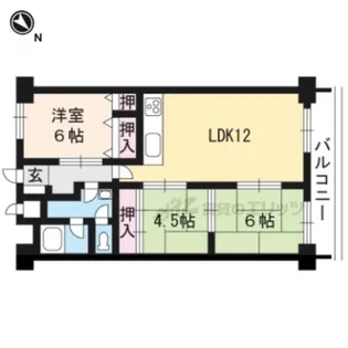 リバーヒルズ【303号室】の間取り