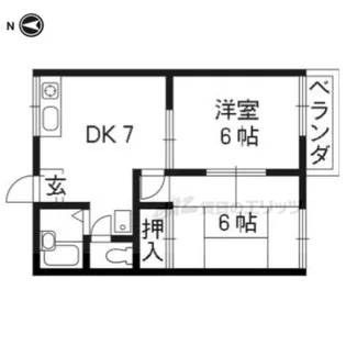 T・Sハイツ【2階】の間取り