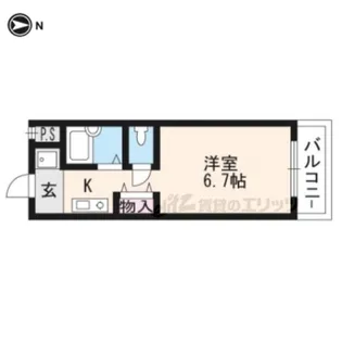 ゴールドクレスト【3階】の間取り