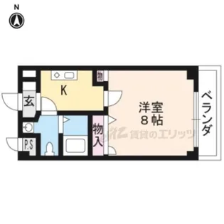 レイクパレスゼゼ【302号室】の間取り