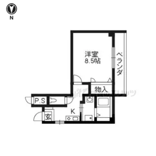 レイクパレスゼゼ【200号室】の間取り