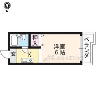 コーポラス音戸山【201号室】の間取り