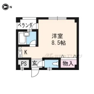 step one【302号室】の間取り