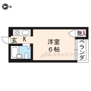 ハイツ高畠【05号室】の間取り