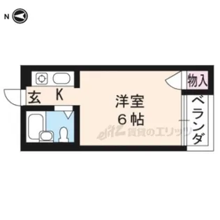 ハイツ高畠【1号室】の間取り