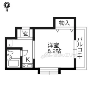 シンフィールドハイツ【201号室】の間取り