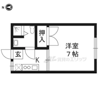 コテージPOLO【2階】の間取り