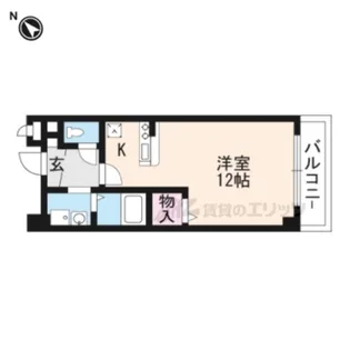 サニーサイドテラスK【4階】の間取り