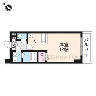 サニーサイドテラスK【7階】の間取り