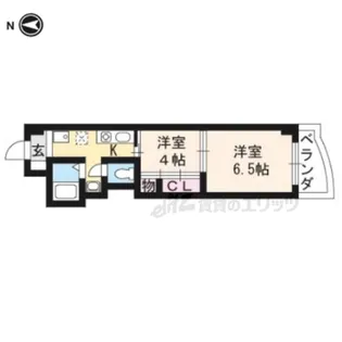 エンジェル・レジデンス【306号室】の間取り