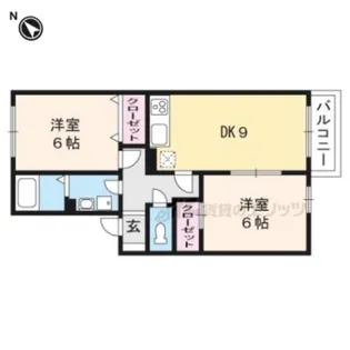 コンフォール美喜 Ⅰ【1階】の間取り