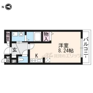 レジデンスayu【1階】の間取り