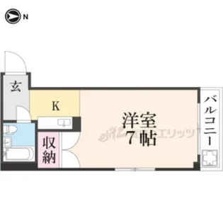 バルーンクラブ 【203号室】の間取り
