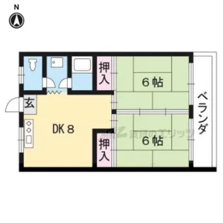 エクセル篠原【1階】の間取り
