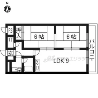 ロアールハイツ【403号室】の間取り