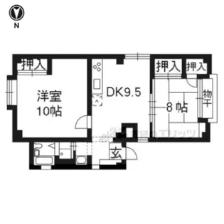 アンフィニビル【201号室】の間取り