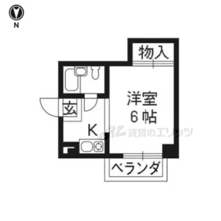 ハイツ島田【2階】の間取り