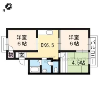 セジュールYB【1階】の間取り