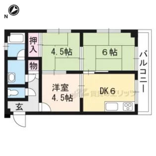 レイクサイド桜宮【303号室】の間取り