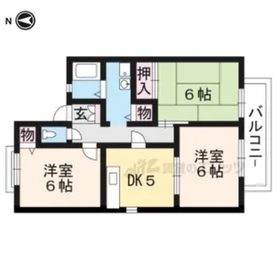 セリティー【201号室】の間取り