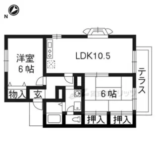 ロイヤルシャトー B棟【2階】の間取り