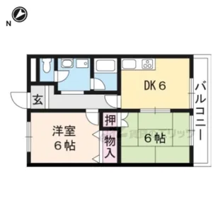 セゾンフルール【403号室】の間取り