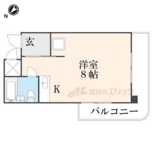 シャトレービル【201号室】の間取り