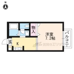 グリーンフロム【1階】の間取り