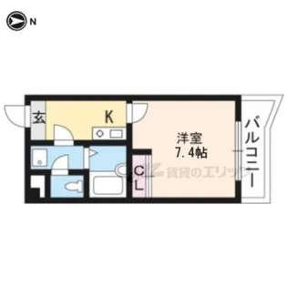 ドエルポートレート【501号室】の間取り