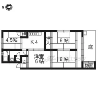 ありす川荘【102号室】の間取り