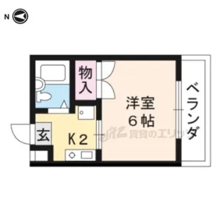 カティワン【3階】の間取り